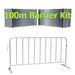 100m Pedestrian Construction Barrier Kit