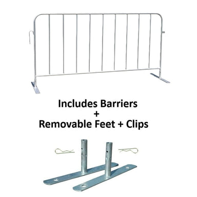 Pedestrian Barrier for Construction Galv (2.2m x 1.1m)