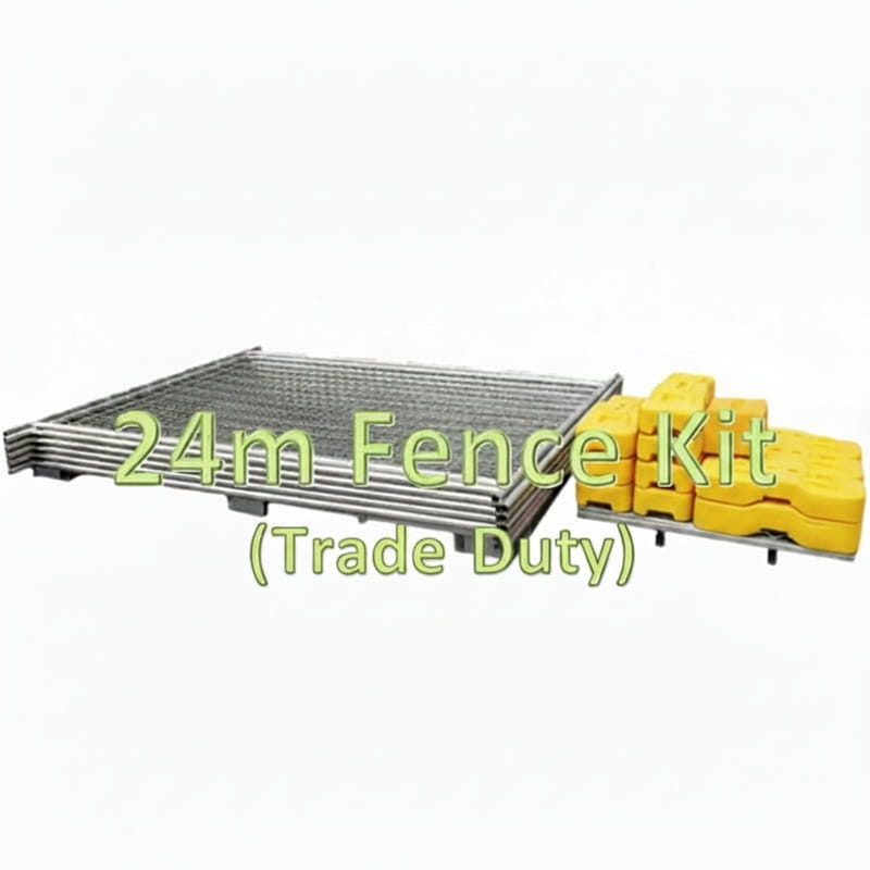 24m Temporary Fence Kit (Trade Duty)