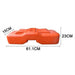 Temporary Fence Orange Concrete Feet (25kg)