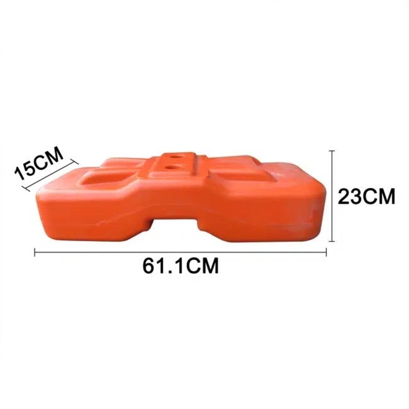 Temporary Fence Orange Concrete Feet (25kg)