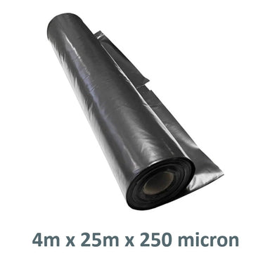 (4m x 25m) Builders Plastic Polythene Roll