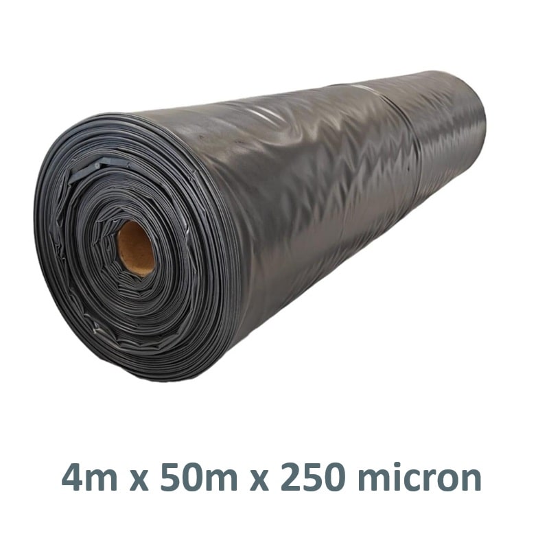 (4m x 50m) Builders Plastic Polythene Roll