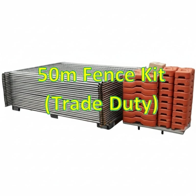 50m Temporary Fence Kit (Trade Duty)
