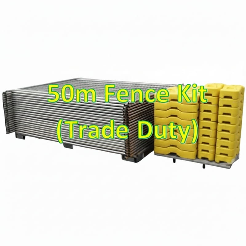50m Temporary Fence Kit (Trade Duty)
