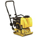 Yellow portable plate compactor with honda engine