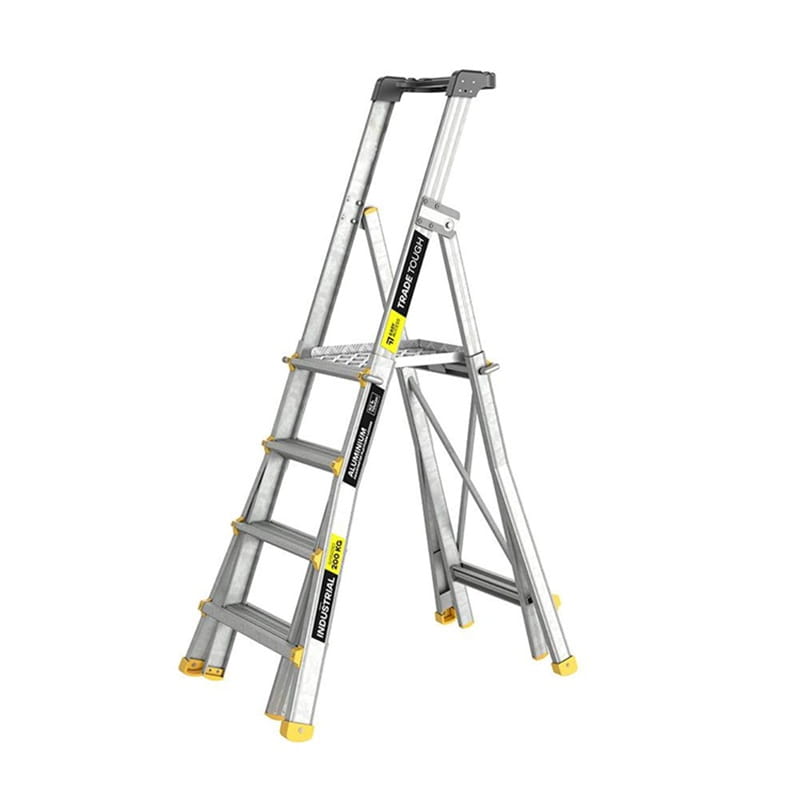 TradeTough AdjustaStep Telescopic Platform Ladder