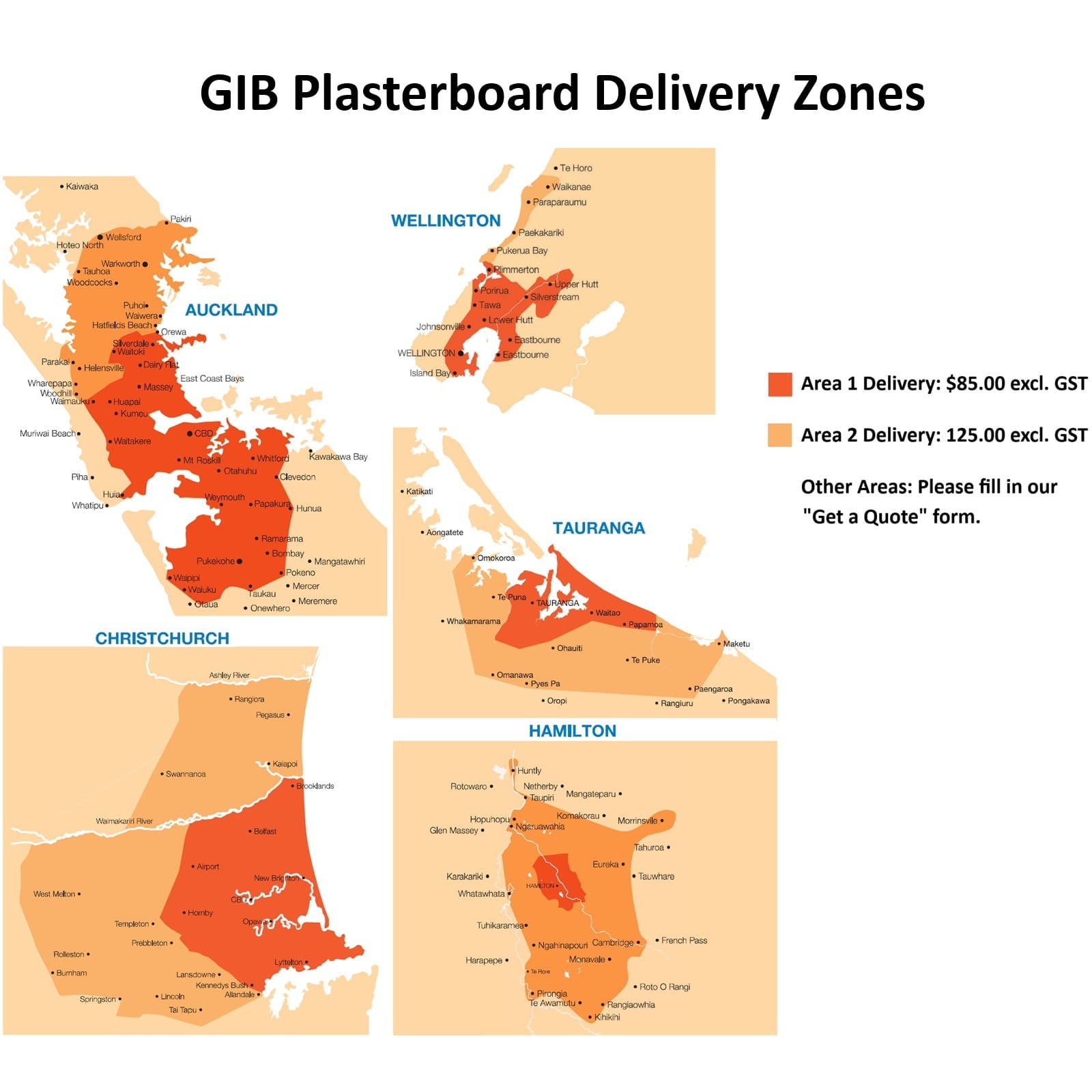 10mm GIB Standard Plasterboard