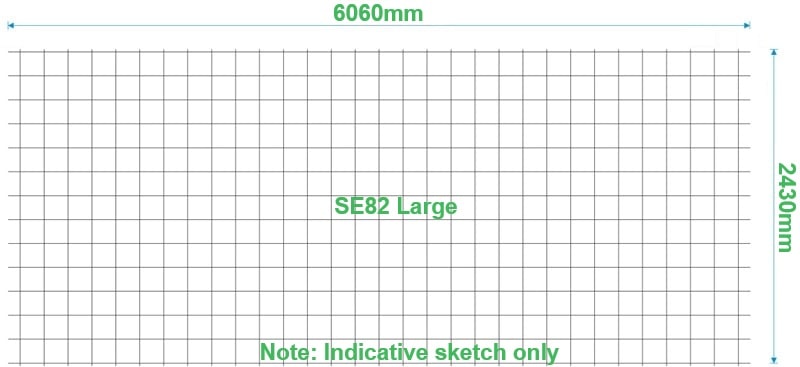 SE82 Reinforcing Mesh (6.06m x 2.43m)