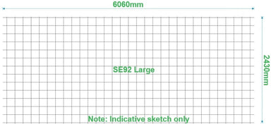 SE92 Reinforcing Mesh (6.06m x 2.43m)