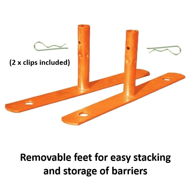 NZTA Approved Orange Pedestrian Barrier