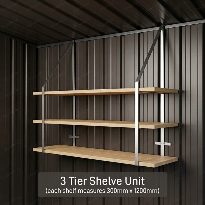 1.53m x 0.78m Garden Master Premium Shed