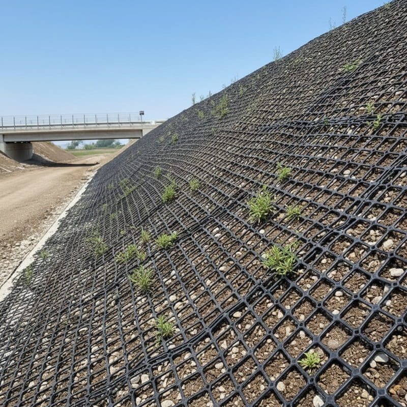 Biaxial Geogrid for Soil Reinforcement